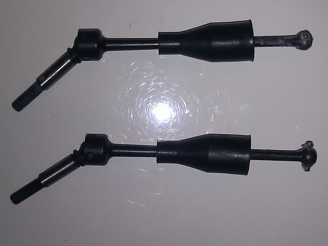 Universal driveshaft met eigen mod. van 1:1 handremkabels
