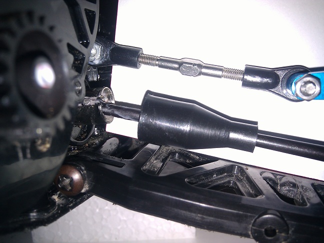 Universal driveshaft met stofhoes