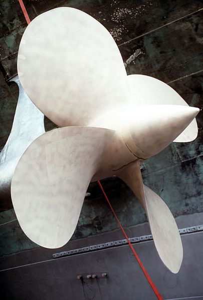 USS Missouri (BB 63)  propeller
