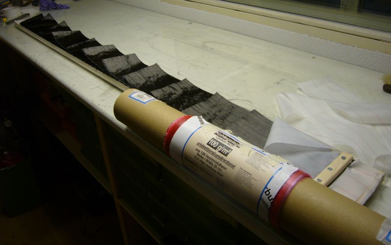 wing 10 spar cap carbon prepared