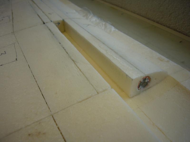 wing 14   ballast glued inside wing core