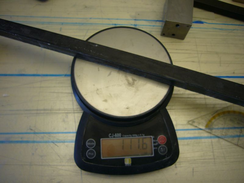 wing 23 spar finished mass