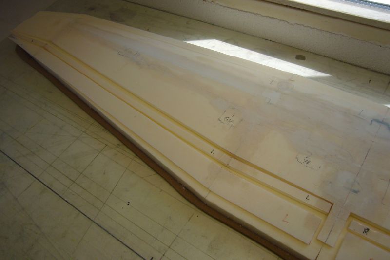 wing 32   flap and aileron cores